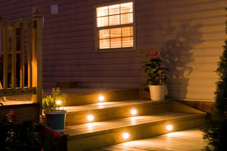 Solar Powered Step Lights